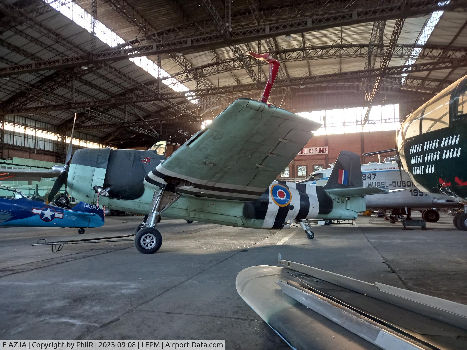 F-AZJA, Grumman TBM-3E Avenger C/N 2688, F-AZJA (85869 USN, N9927Z) 1943 Grumman TBM 3E Avenger Musee De L'Aviation de Melun-Villaroche