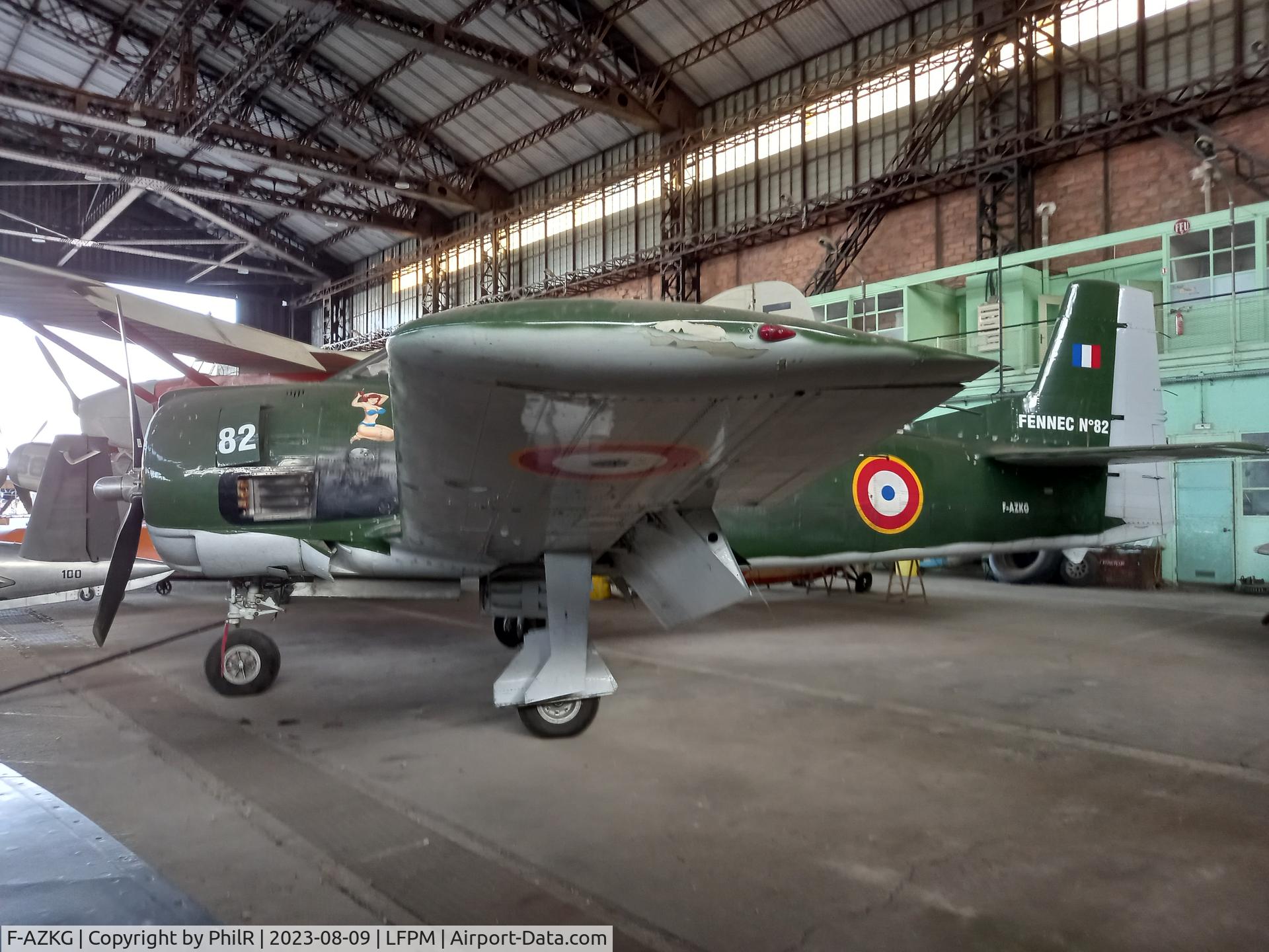 F-AZKG, 1951 North American T-28A Fennec C/N 174-111, F-AZKG (51-3573) 1951 North American T-28S-1 Fennec Musee De L'Aviation de Melun-Villaroche