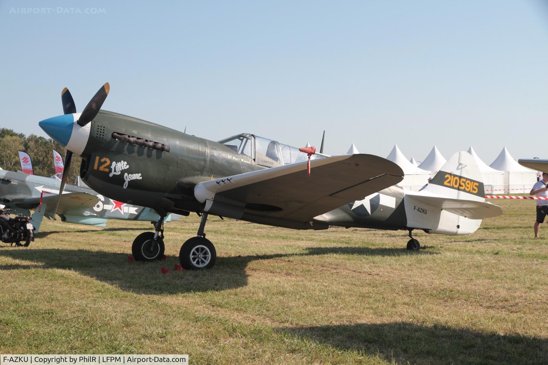 F-AZKU, 1942 Curtiss P-40N Warhawk C/N 29677, F-AZKU (42-105915) 1943 Curtiss P-40N Warhawk Air Legend Melun-Villaroche