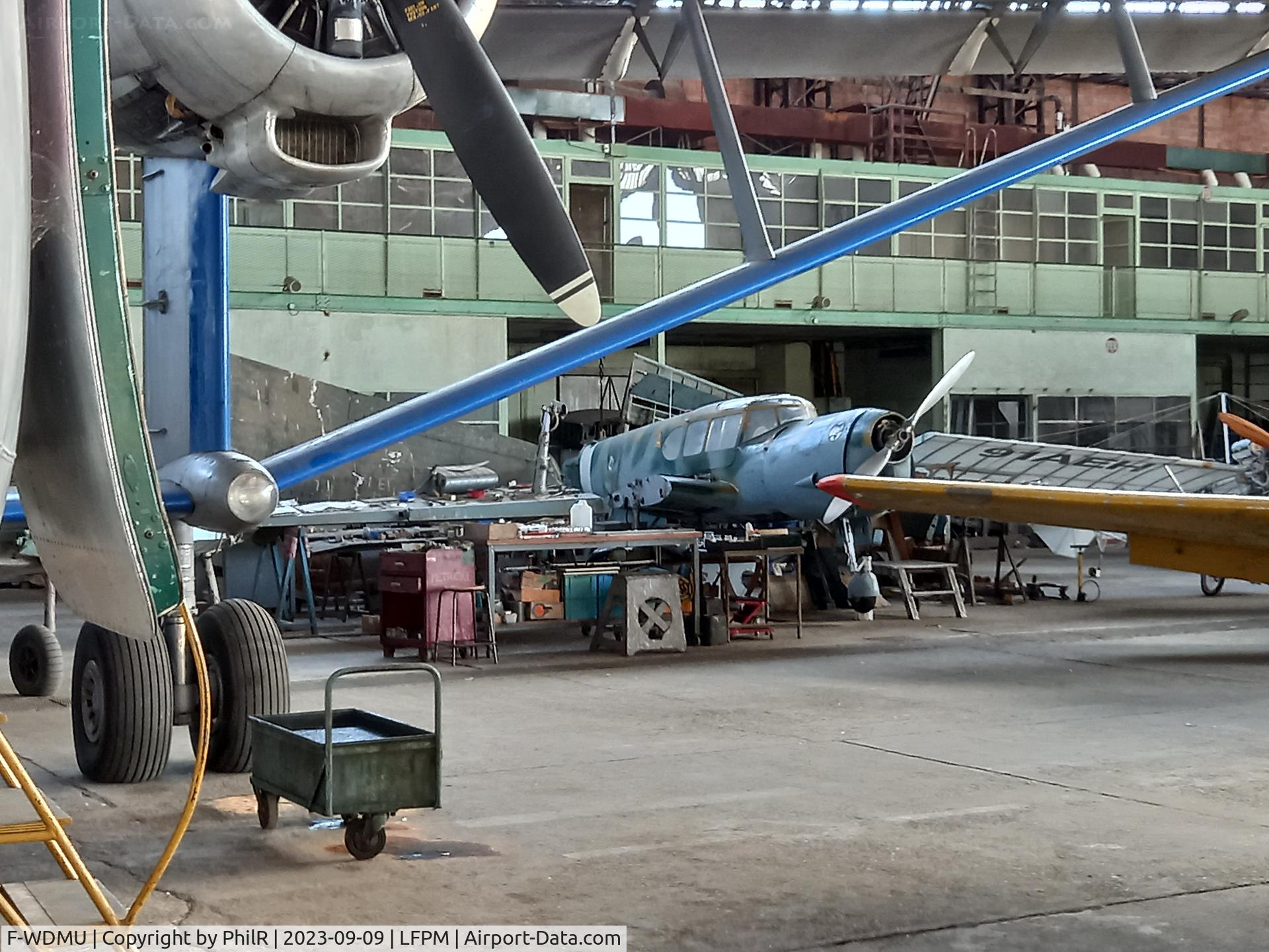 F-WDMU, Nord 1101 Noralpha C/N 132, F-WDMU '132' Nord N1101 Noralpha Musee De L'Aviation de Melun-Villaroche