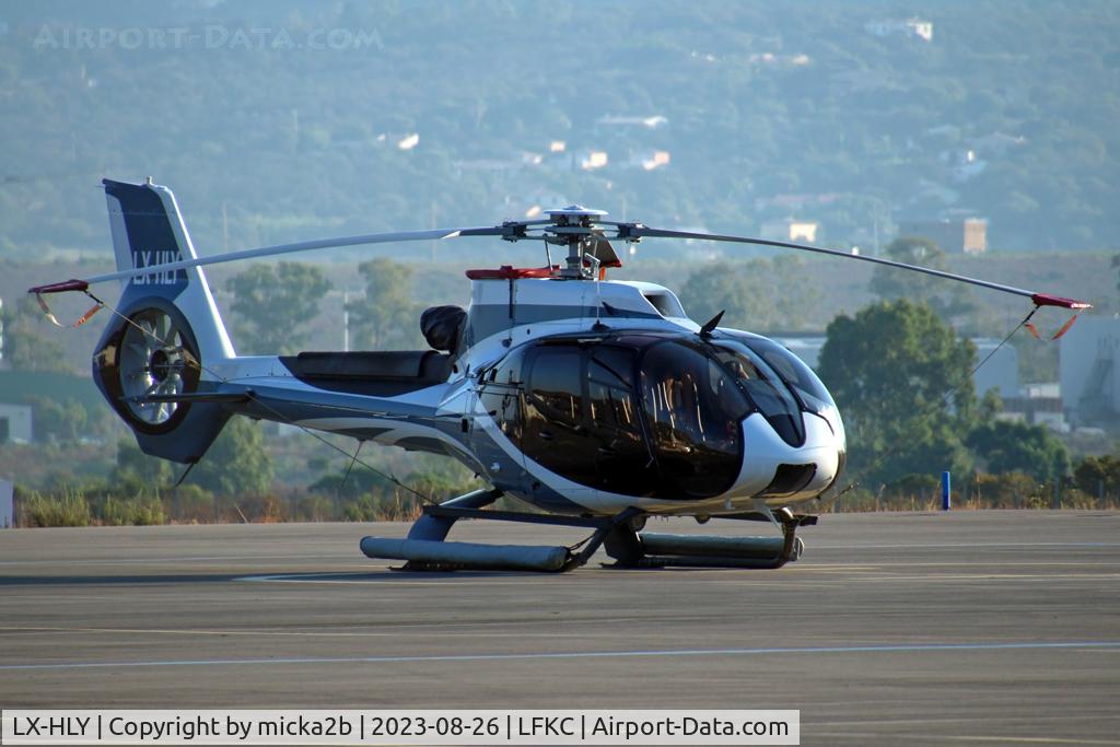 LX-HLY, 2021 Airbus Helicopters EC-130T-2 C/N 8935, Parked