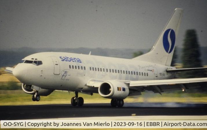 OO-SYG, 1991 Boeing 737-529 C/N 25249, Slide scan
