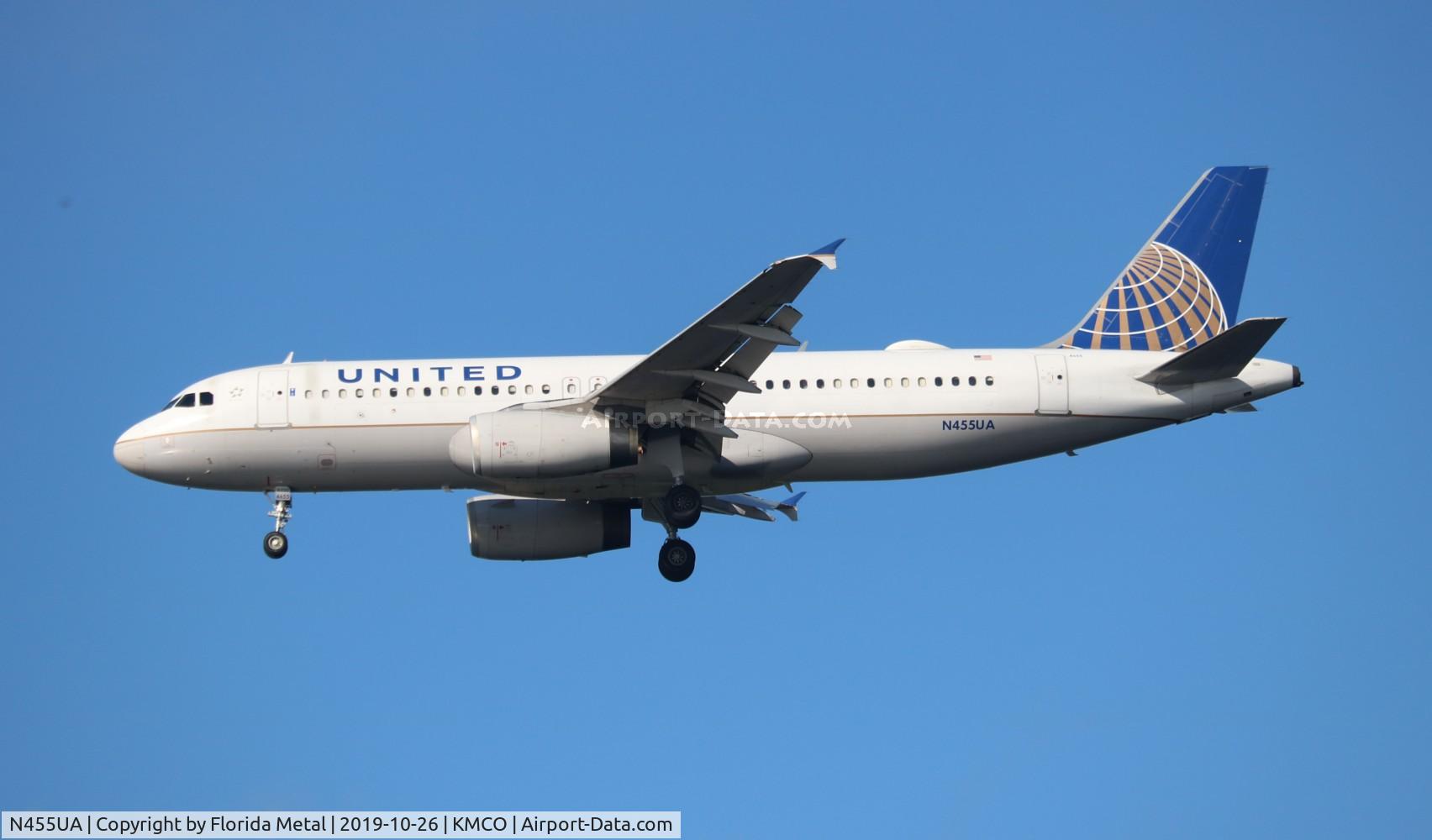 N455UA, 1999 Airbus A320-232 C/N 1105, UAL A320 zx IAD-MCO
