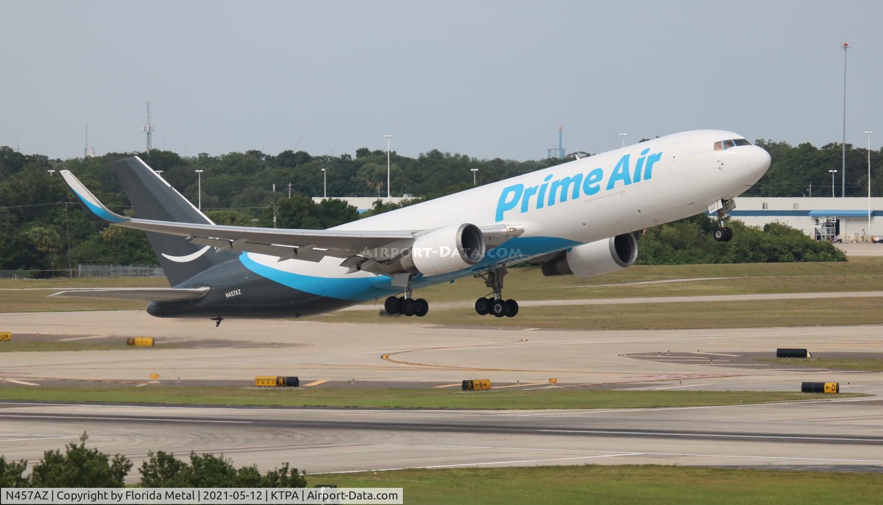 N457AZ, 1993 Boeing 767-323/ER C/N 25448, Amazon 767-300F zx TPA-CVG