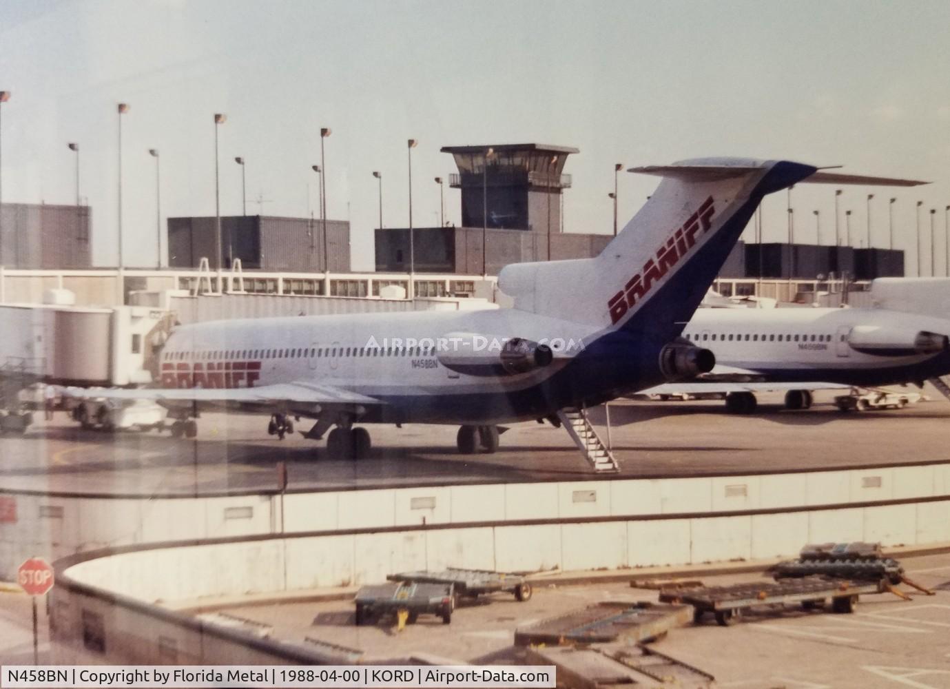 N458BN, 1978 Boeing 727-227 C/N 21464, Braniff 727-200 zx