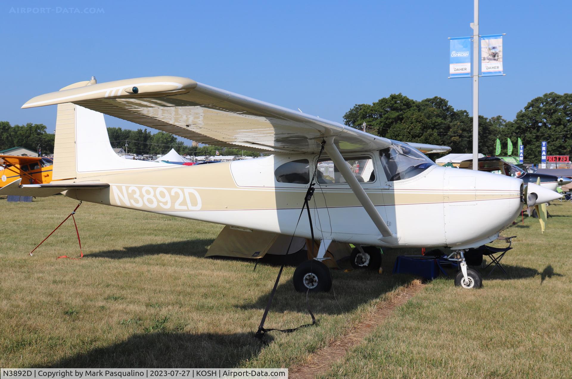 N3892D, 1957 Cessna 182A Skylane C/N 34592, Cessna 182A