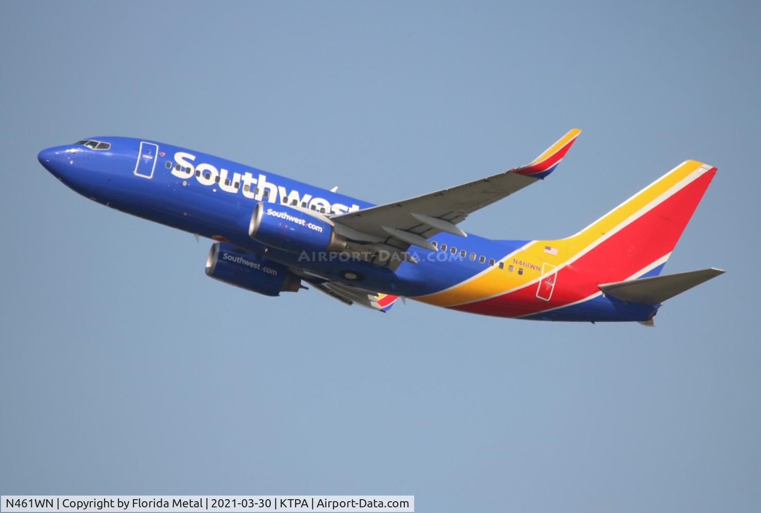 N461WN, 2004 Boeing 737-7H4 C/N 32465, SWA 737 nc zx TPA-BWI