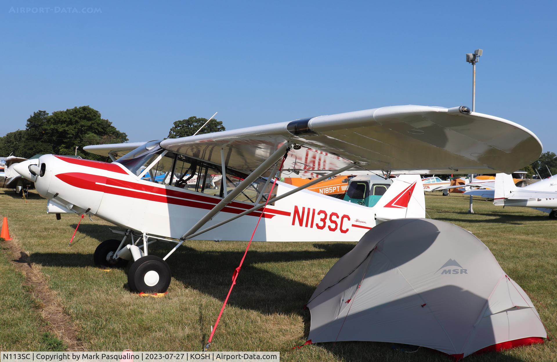 N113SC, 1952 Piper PA-19 Super Cub C/N 18-2003, Piper PA-19