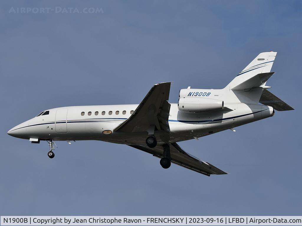 N1900B, 1996 Dassault Falcon 900EX C/N 003, from Biarritz BIQ