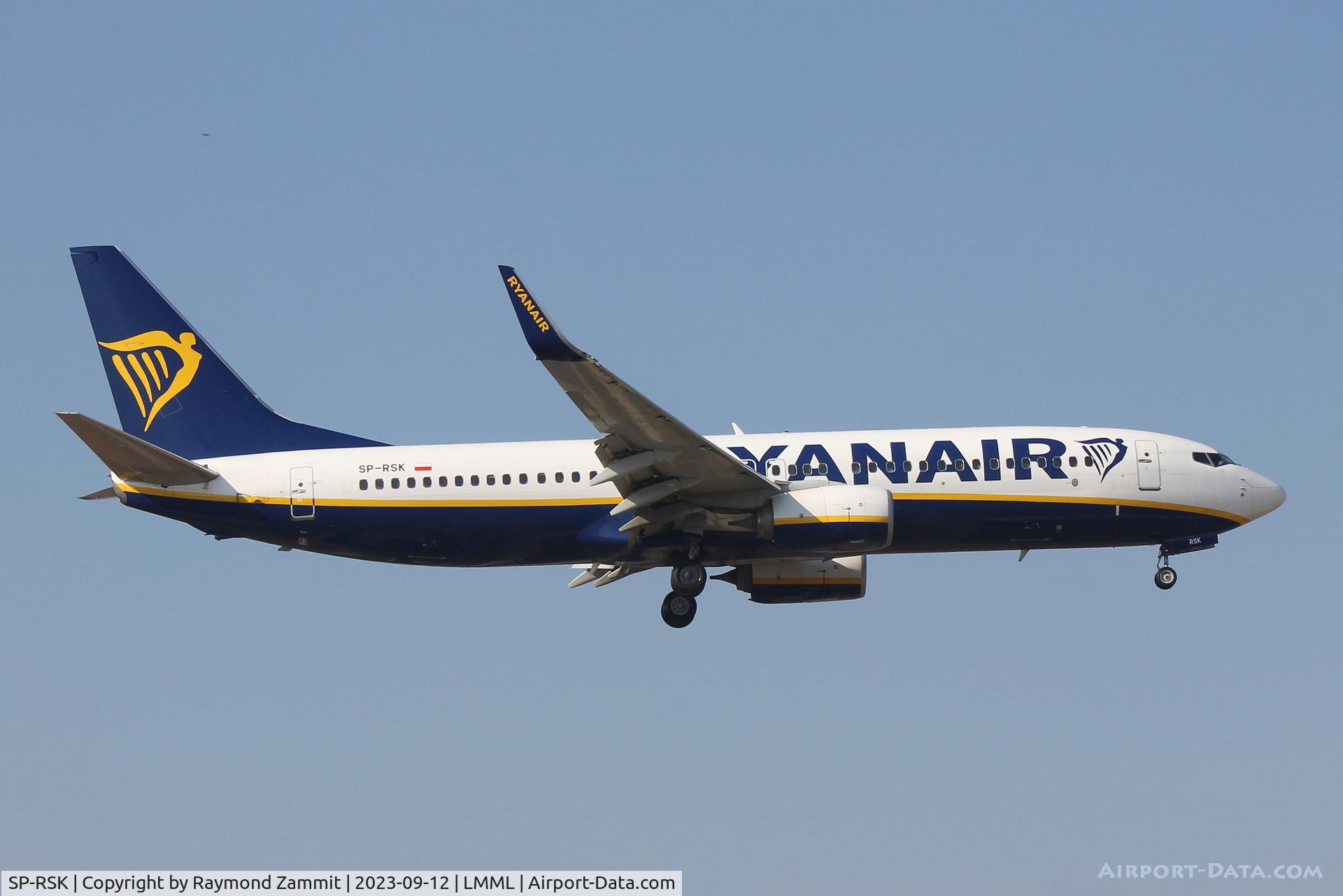 SP-RSK, 2018 Boeing 737-8AS C/N 44847, B737-800 SP-RSK Ryanair Sun