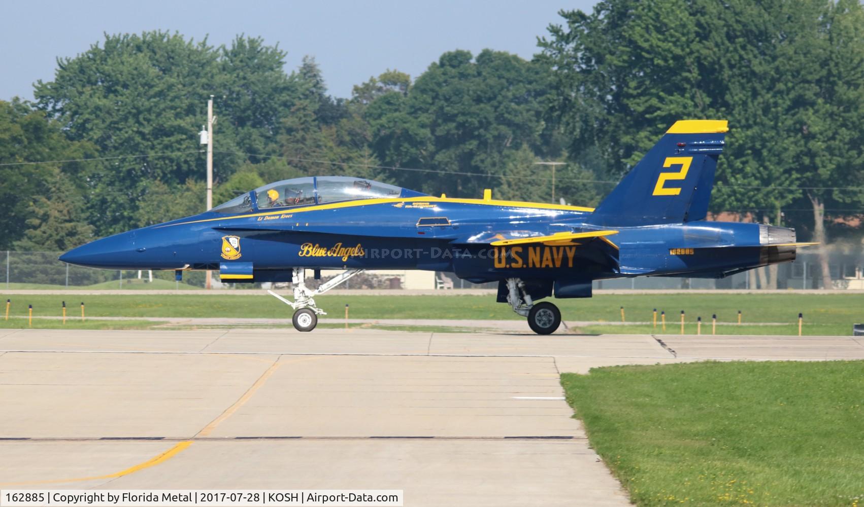 162885, McDonnell Douglas F/A-18B Hornet C/N 434/B076, OSH 2017 zx