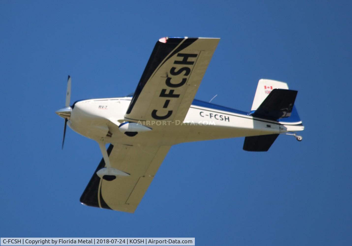 C-FCSH, 2017 Vans RV-7 C/N 72583, RV-7 zx