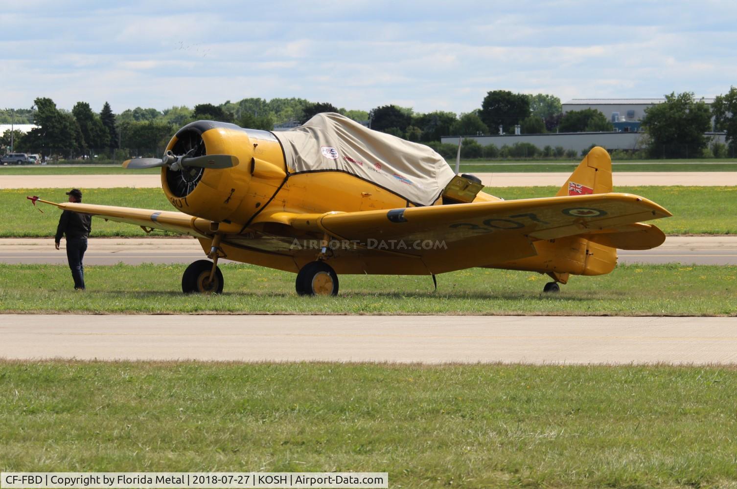CF-FBD, 1952 Canadian Car & Foundry T-6 Harvard Mk.4 C/N CCF4-98, Harvard zx
