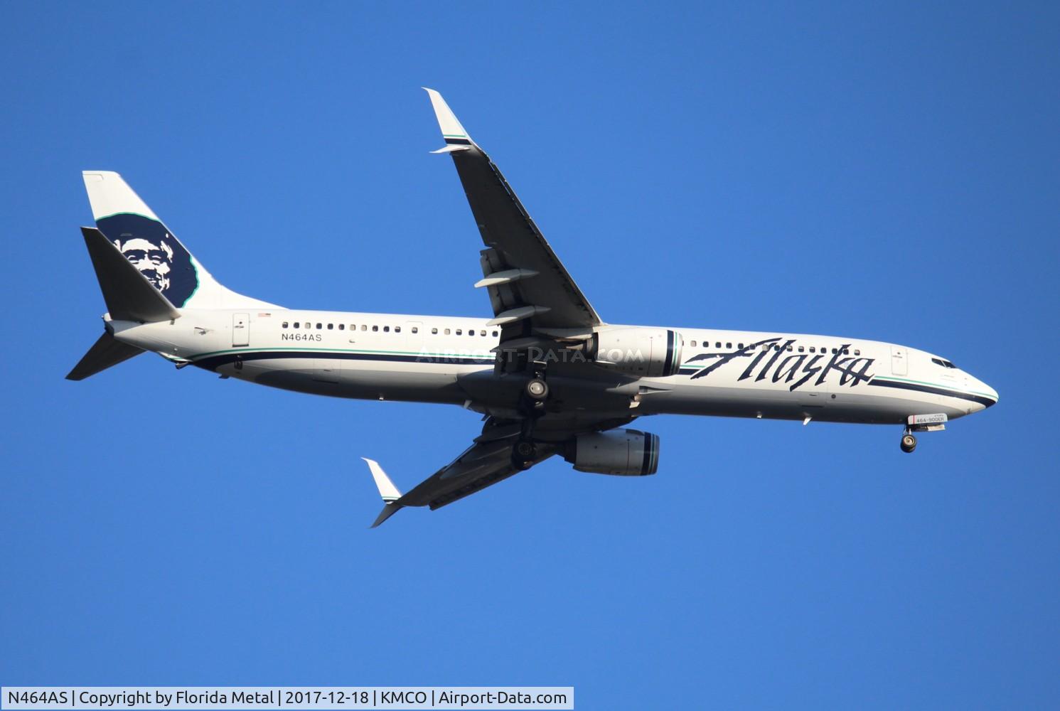 N464AS, 2014 Boeing 737-990/ER C/N 40714, ASA 739 zx PDX-MCO