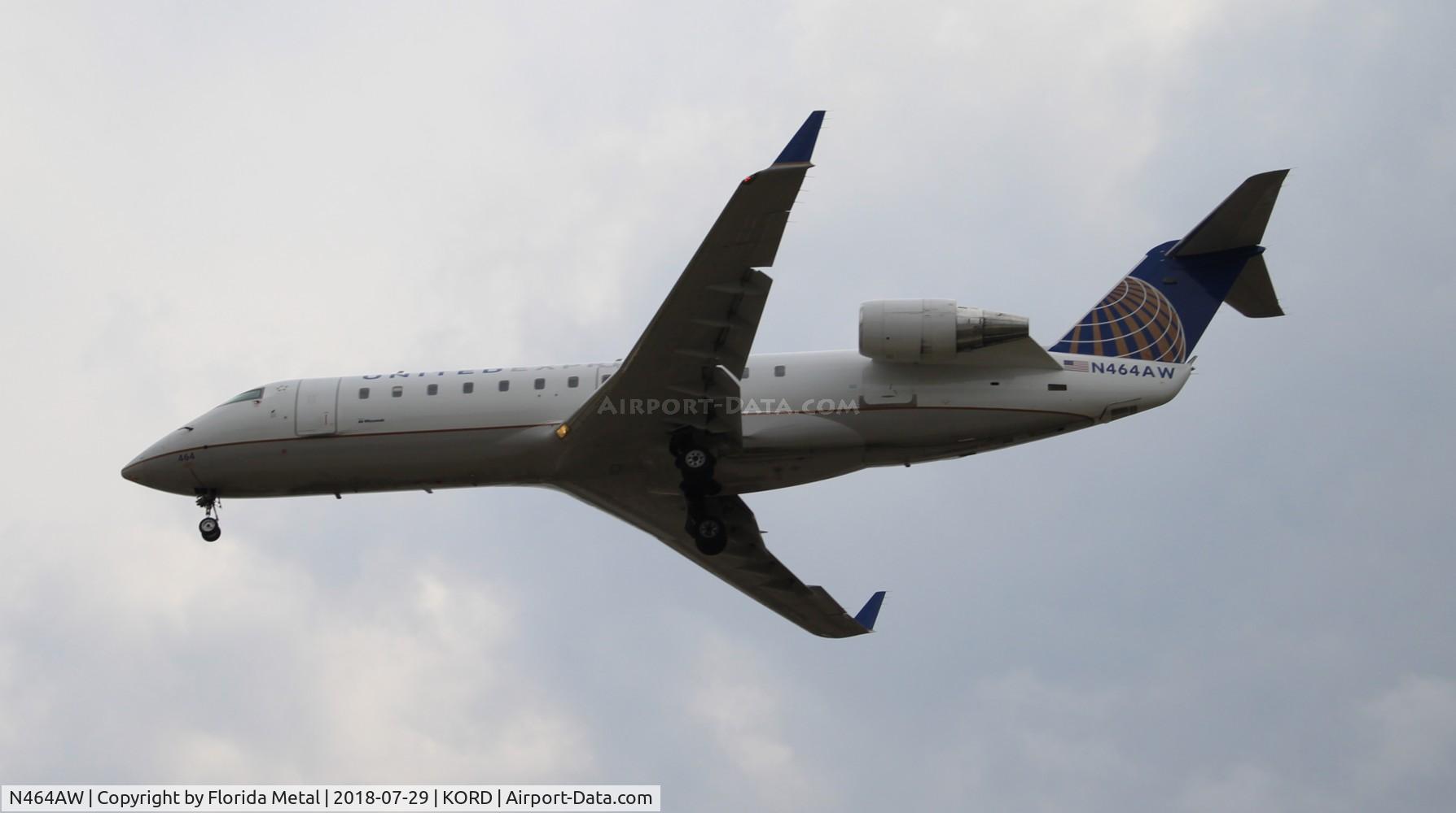 N464AW, 2004 Bombardier CRJ-200LR (CL-600-2B19) C/N 7890, AWI/UE CRJ2 zx LEX-ORD