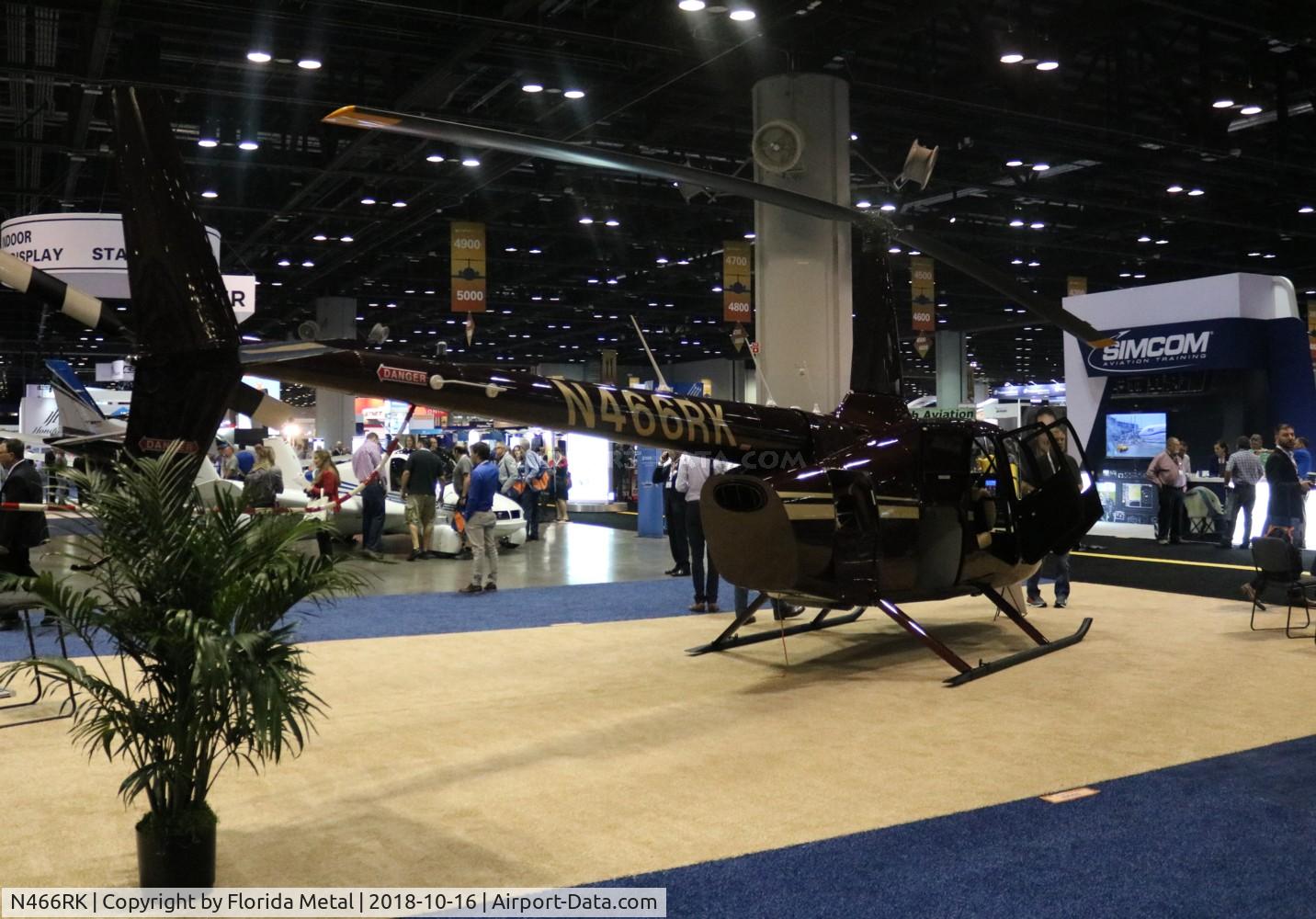 N466RK, 2017 Robinson R66 C/N 0805, R66 zx at Orange County Convention Center NBAA