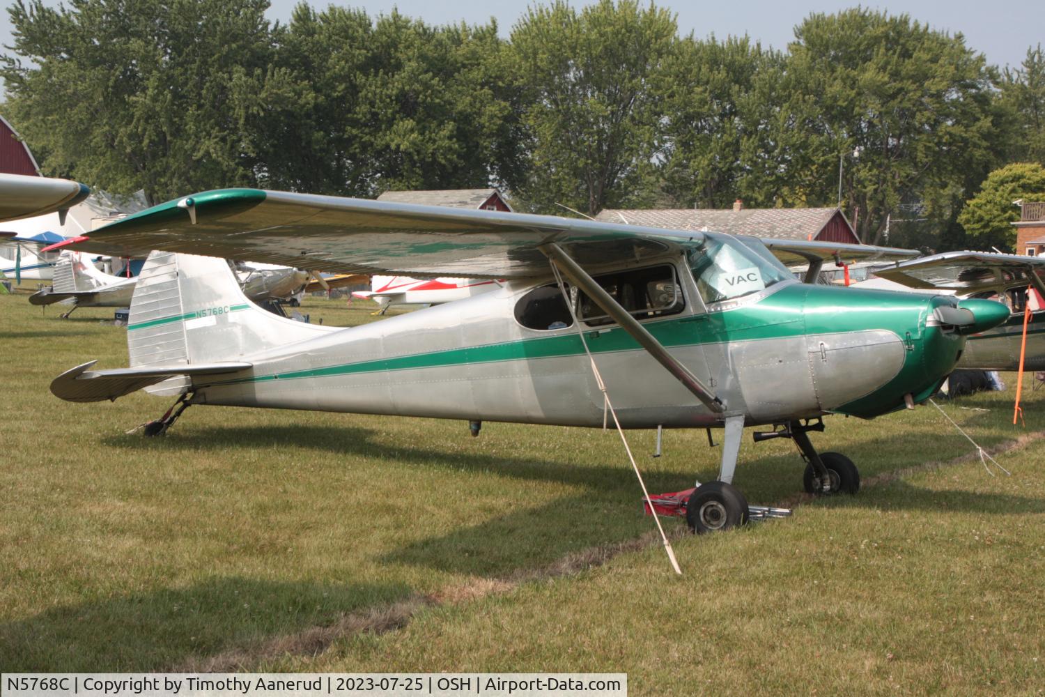 N5768C, 1950 Cessna 170A C/N 19722, 1950 Cessna 170A, c/n: 19722. AirVenture 2023