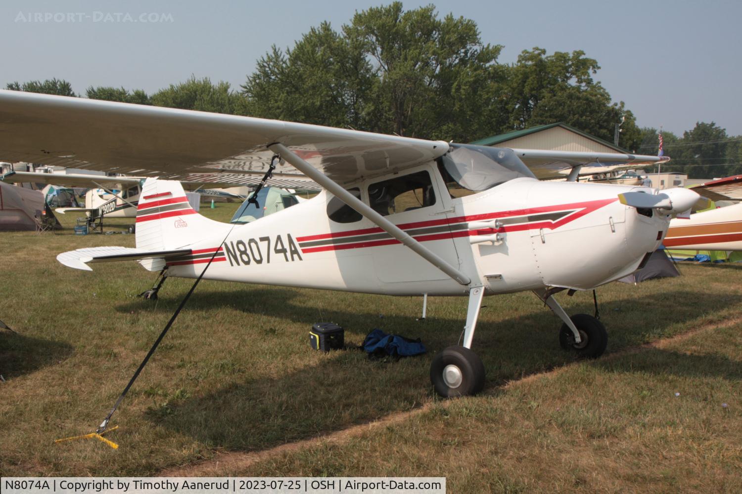 N8074A, 1952 Cessna 170B C/N 20926, 1952 Cessna 170B, c/n: 20926. AirVenture 2023