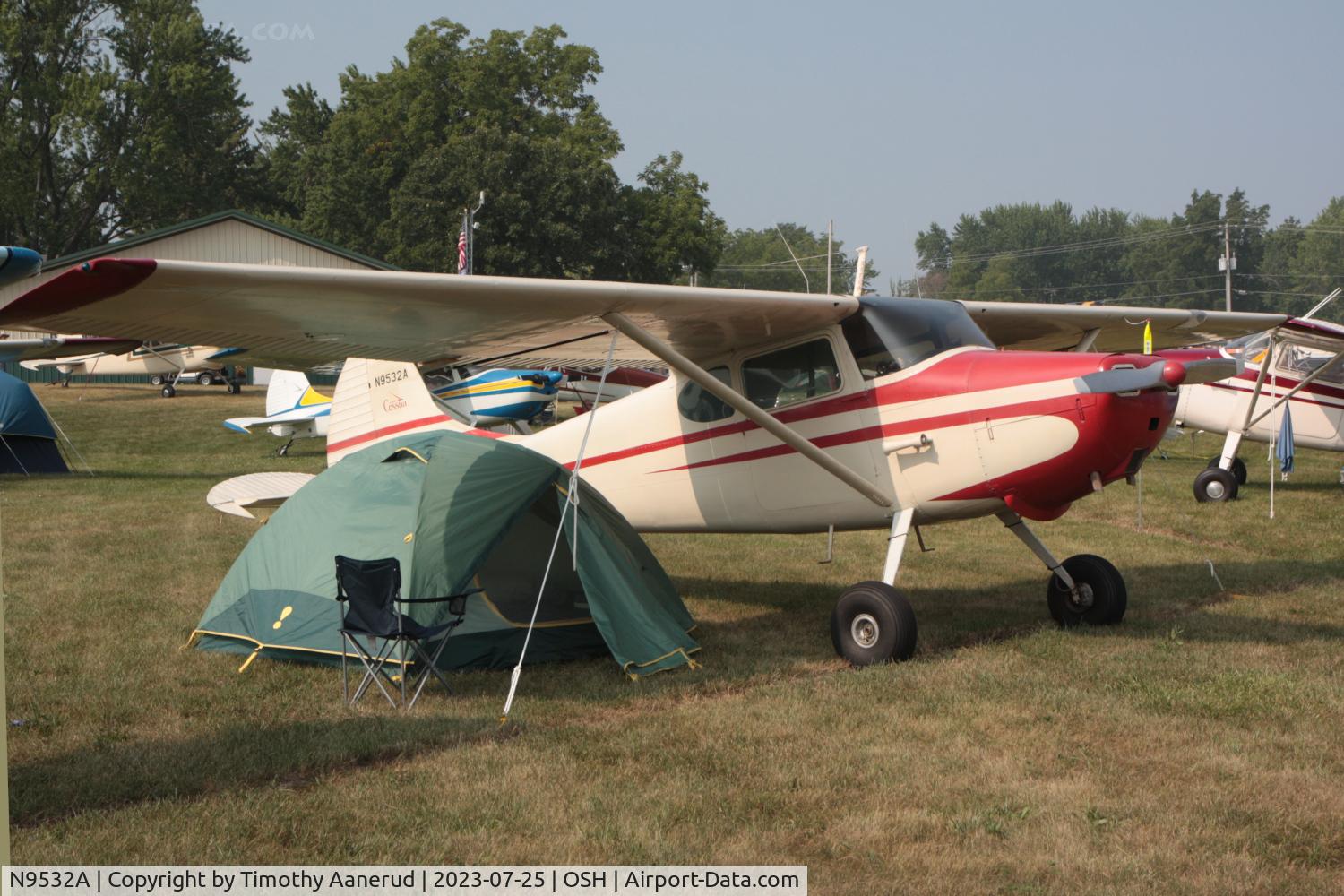 N9532A, 1949 Cessna 170A C/N 19093, 1949 Cessna 170A, c/n: 19093. AirVenture 2023