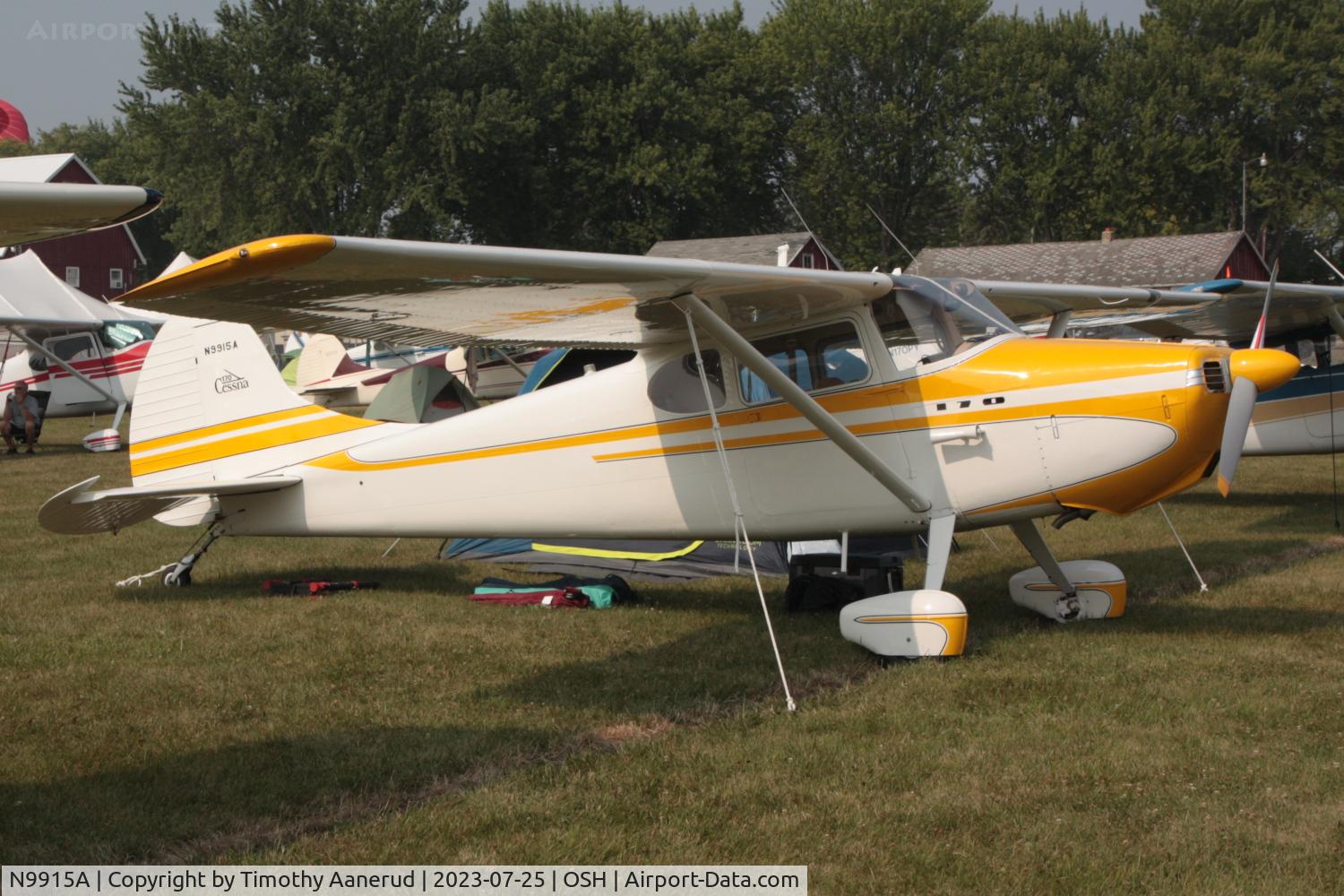 N9915A, 1950 Cessna 170A C/N 19275, 1950 Cessna 170A, c/n: 19275. AirVenture 2023