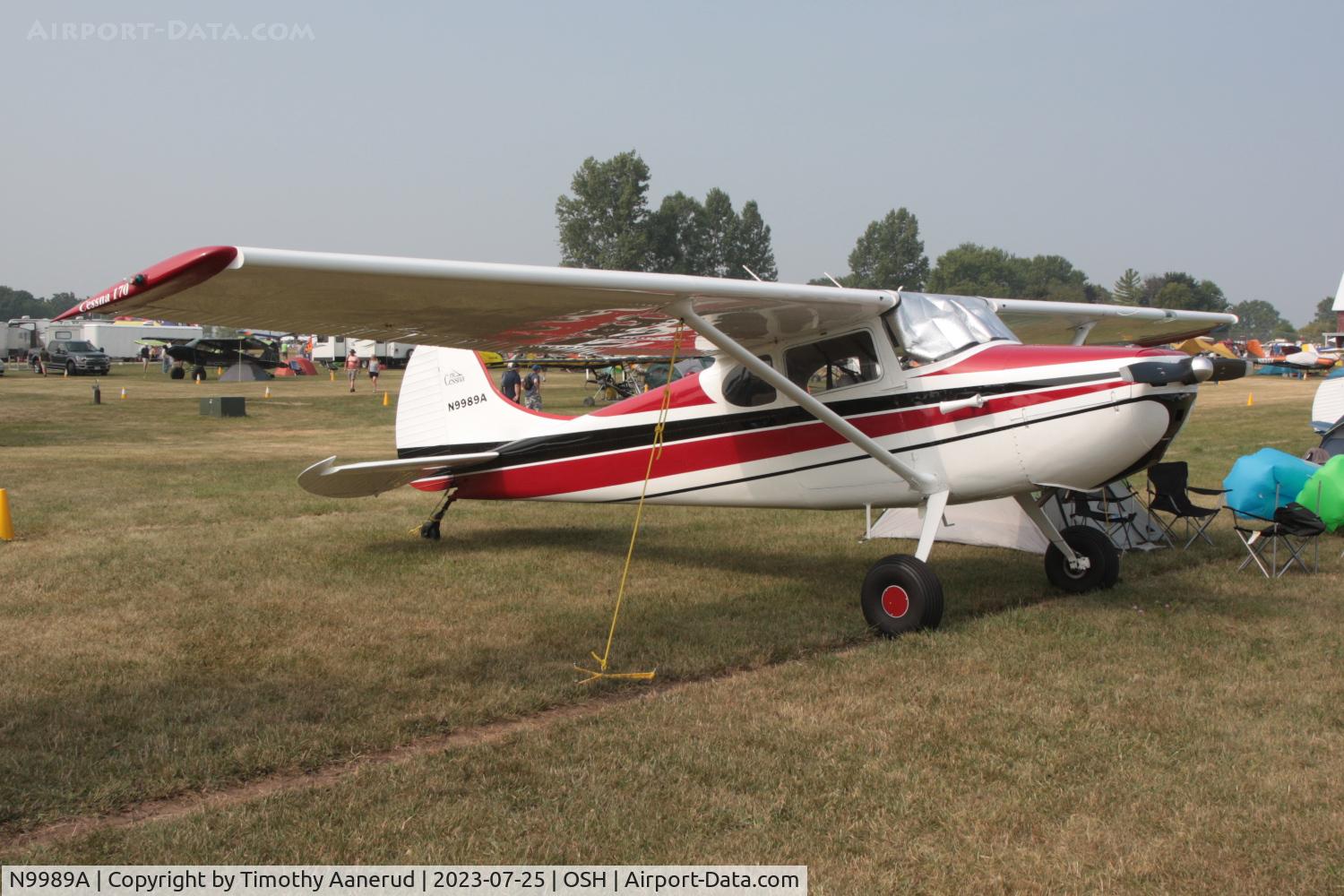 N9989A, 1950 Cessna 170A C/N 19424, 1950 Cessna 170A, c/n: 19424. AirVenture 2023
