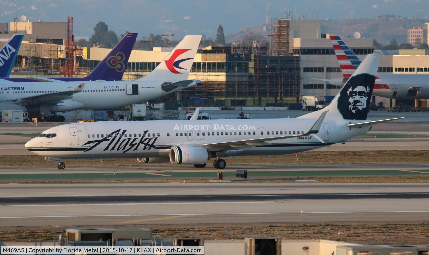 N469AS, 2014 Boeing 737-990/ER C/N 41702, ASA 739 zx SJO-LAX