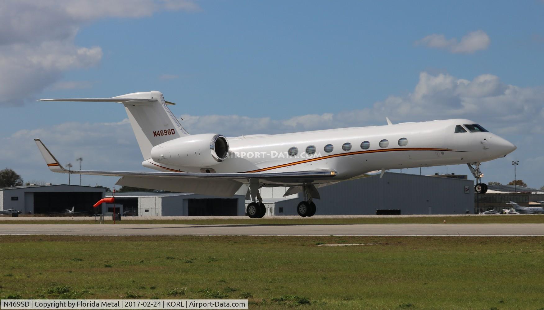 N469SD, 2008 Gulfstream Aerospace GV-SP (G550) C/N 5206, G550 zx