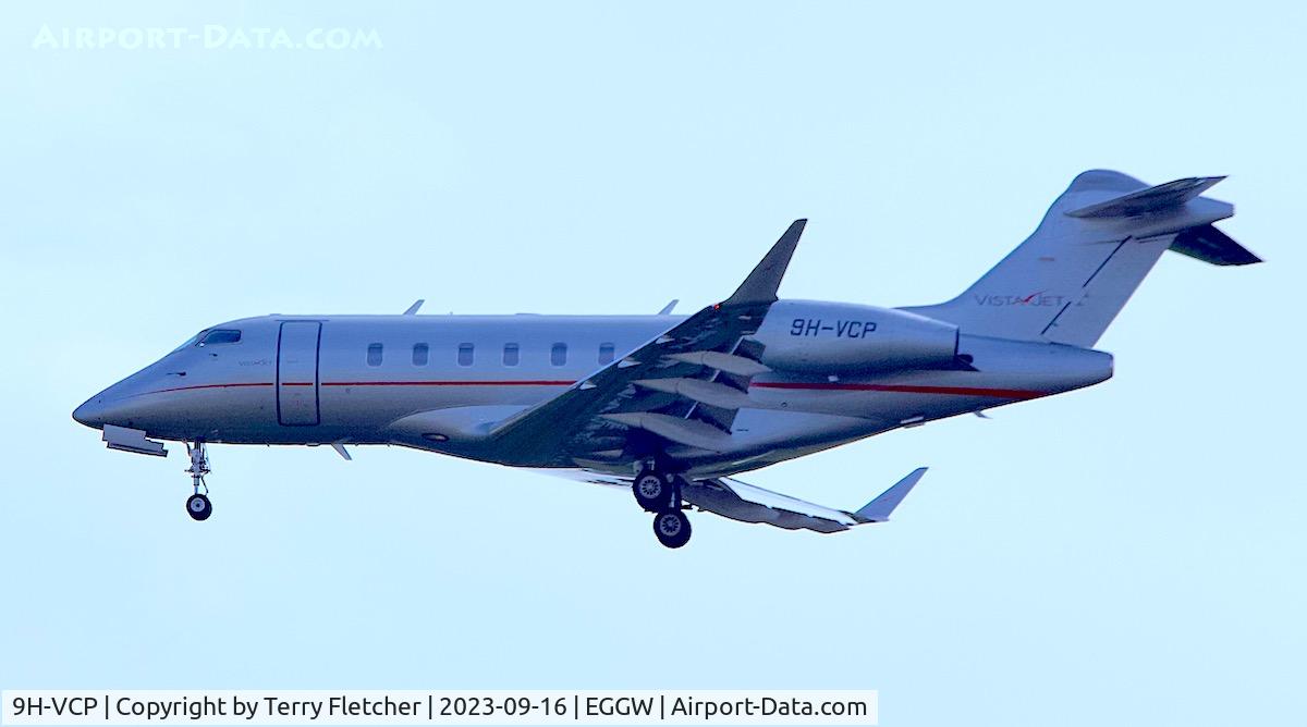 9H-VCP, 2021 Bombardier Challenger CL350 C/N 20896, At Luton
