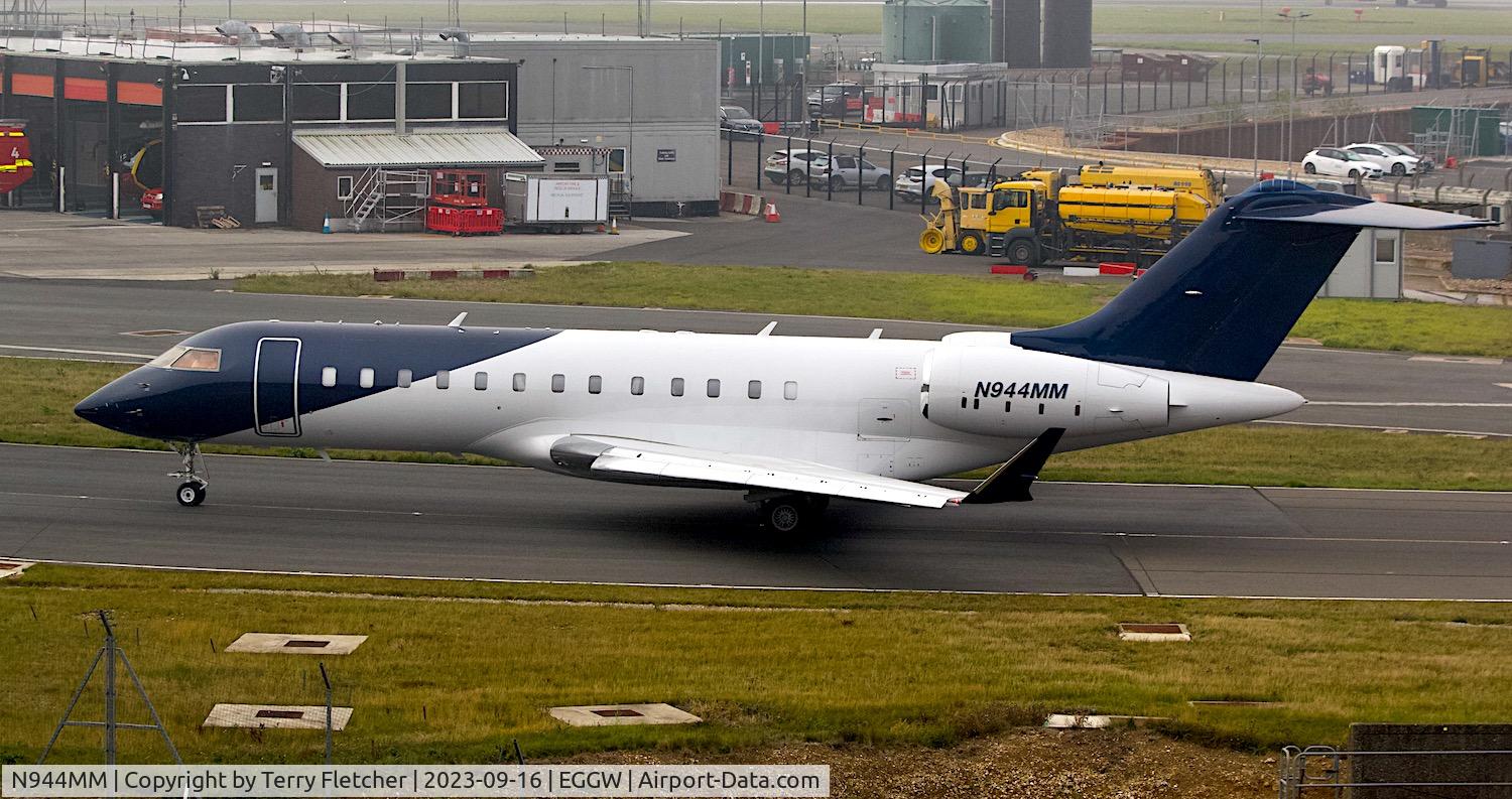 N944MM, 2000 Bombardier BD-700-1A10 Global Express C/N 9024, At Luton Airport