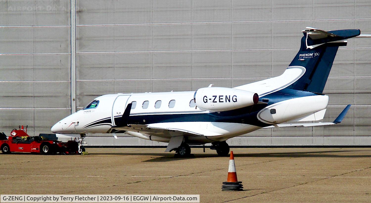 G-ZENG, 2017 Embraer EMB-505 Phenom 300 C/N 50500409, At Luton Airport