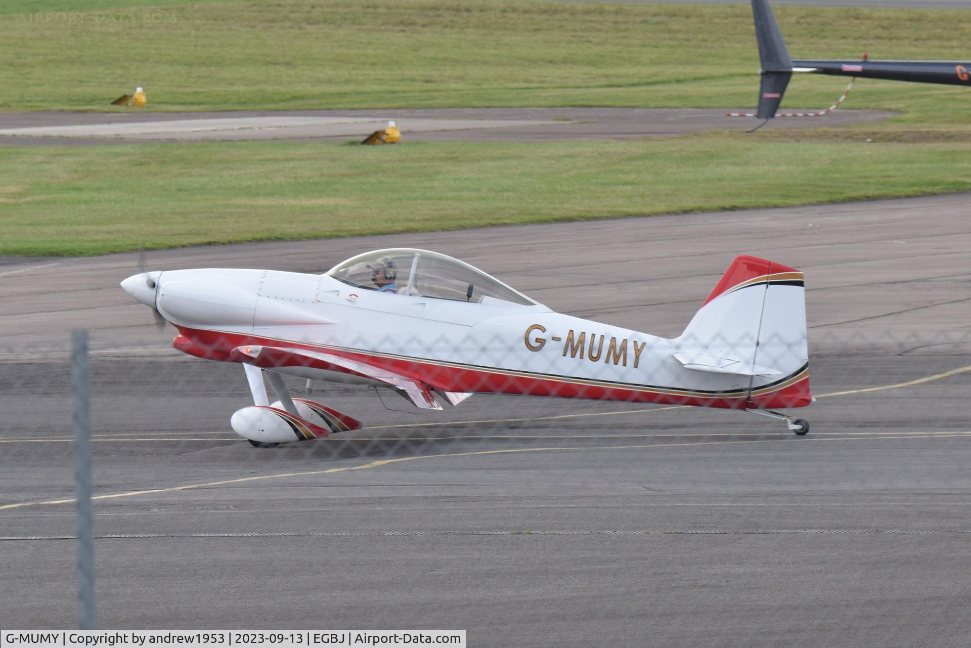 G-MUMY, 2005 Vans RV-4 C/N PFA 181-13401, G-MUMY at Gloucestershire Airport.