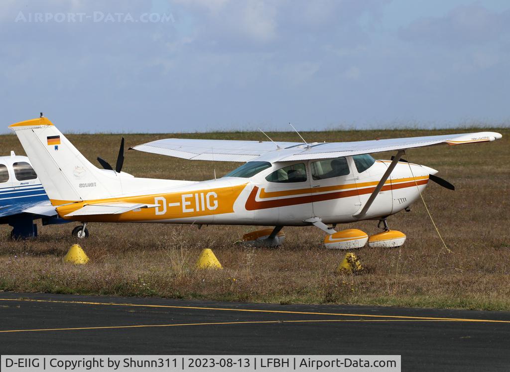 D-EIIG, Reims F182Q Skylane C/N F18200069, Parked in the grass