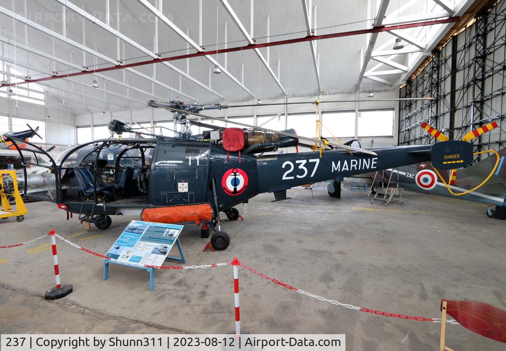 237, Aérospatiale SA-316B Alouette III C/N 1237, Now preserved at ANAMAN - Rochefort French Navy Museum since 2023