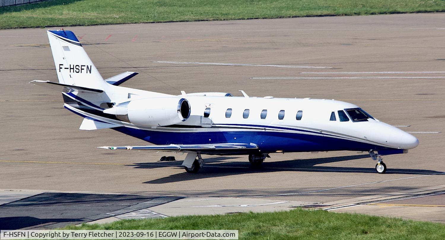 F-HSFN, 2021 Cessna 560XL Citation XLS+ C/N 560-6300, At Luton Airport
