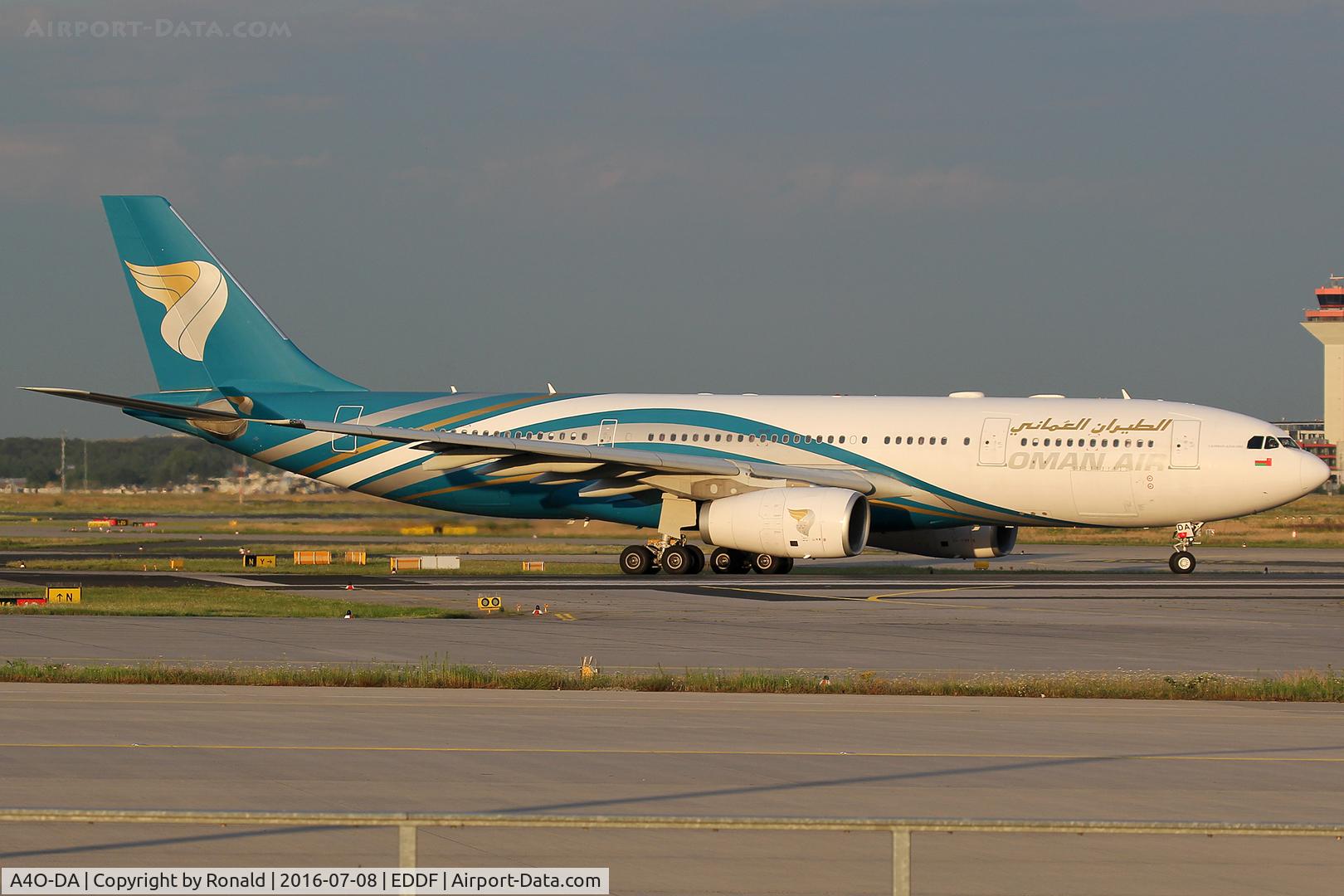A4O-DA, 2009 Airbus A330-243 C/N 1038, at fra