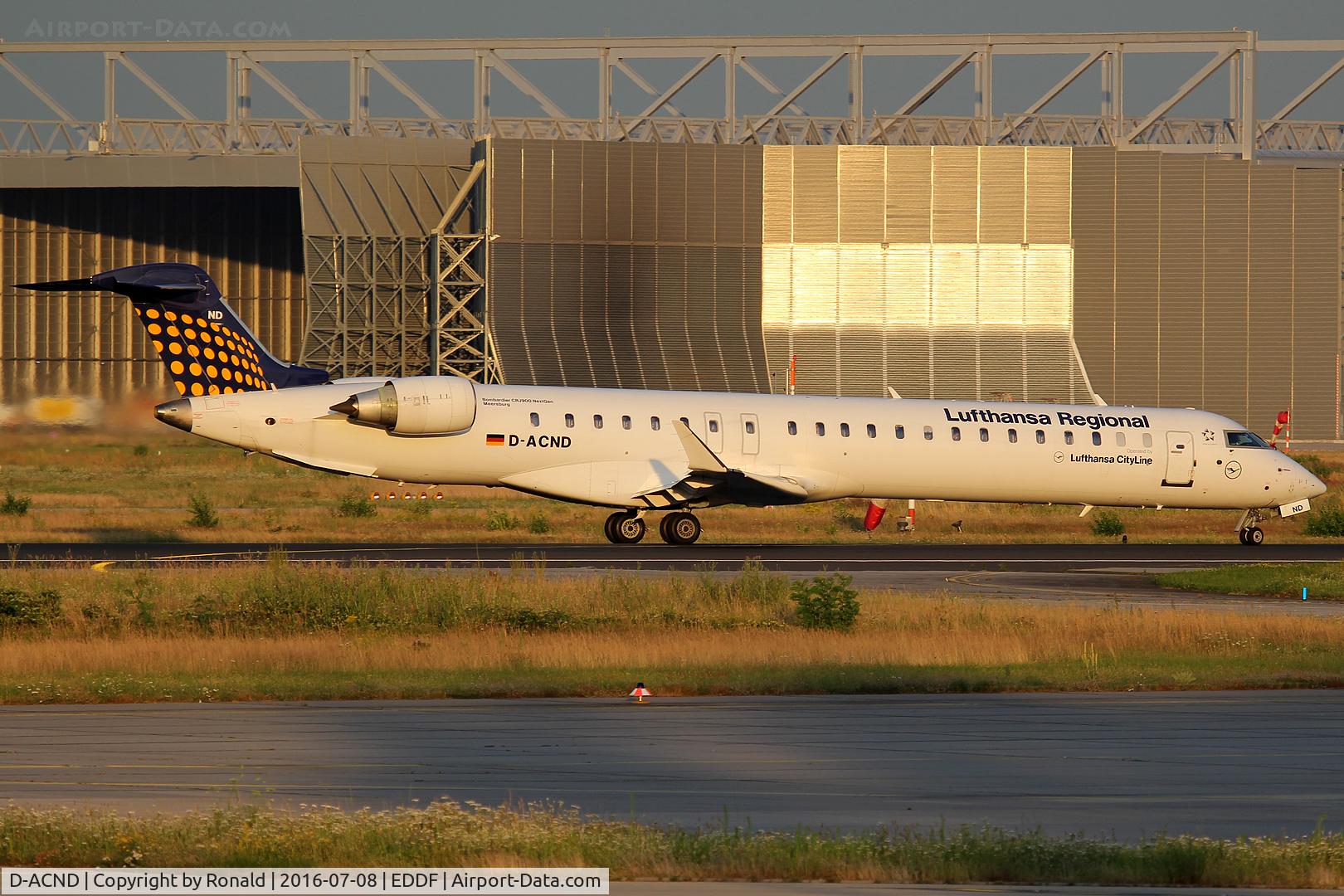 D-ACND, 2009 Bombardier CRJ-701 (CL-600-2C10) Regional Jet C/N 15238, at fra