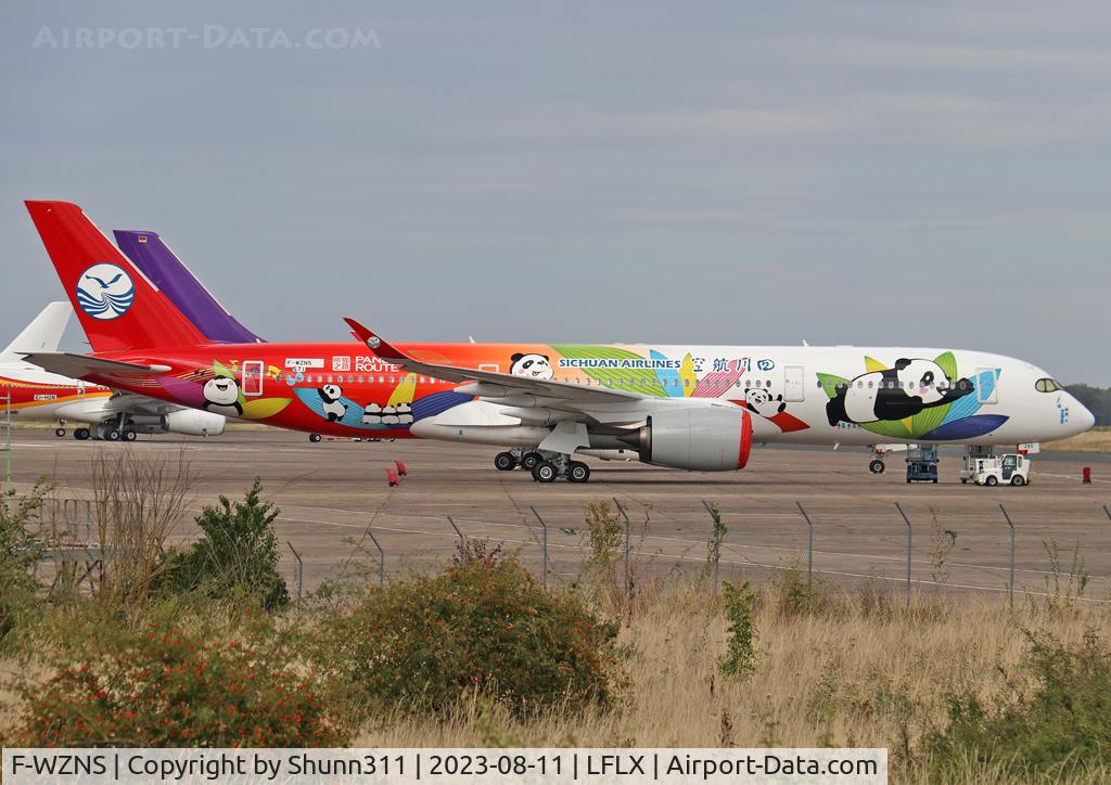 F-WZNS, 2022 Airbus A350-941 C/N 0571, Stored in Panda Route c/s