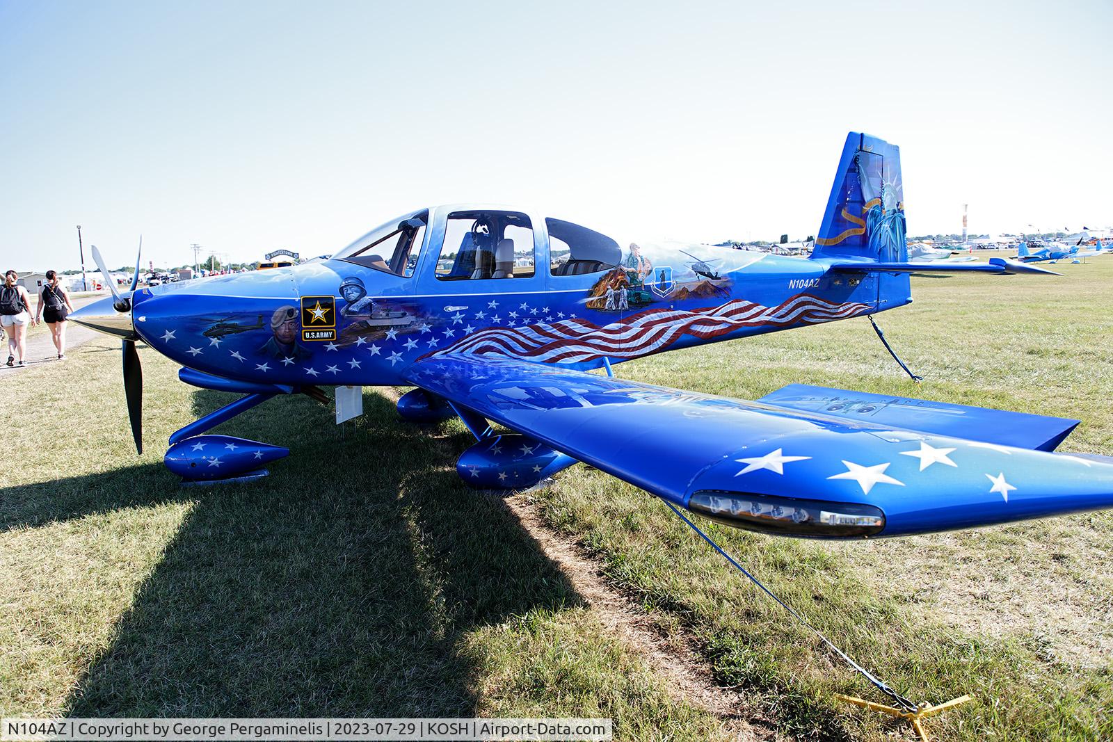 N104AZ, 2014 Vans RV-10 C/N 41226, Oshkosh 2023.