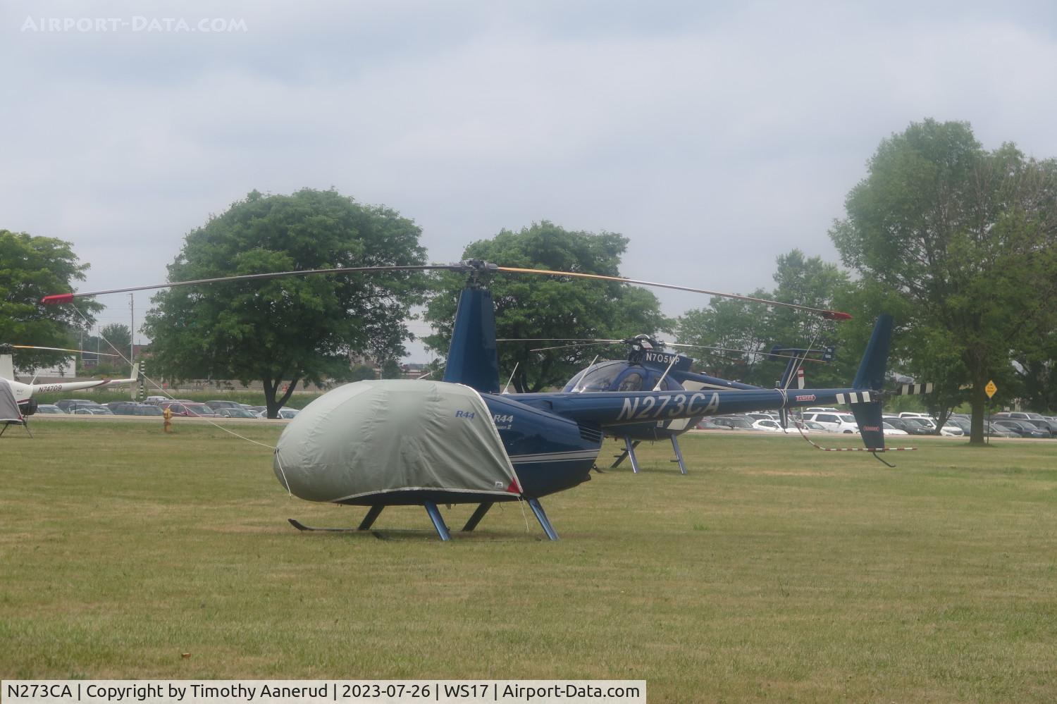 N273CA, 2012 Robinson R44 II C/N 13403, 2012 ROBINSON HELICOPTER COMPANY R44 II, c/n: 13403. AirVenture 2023