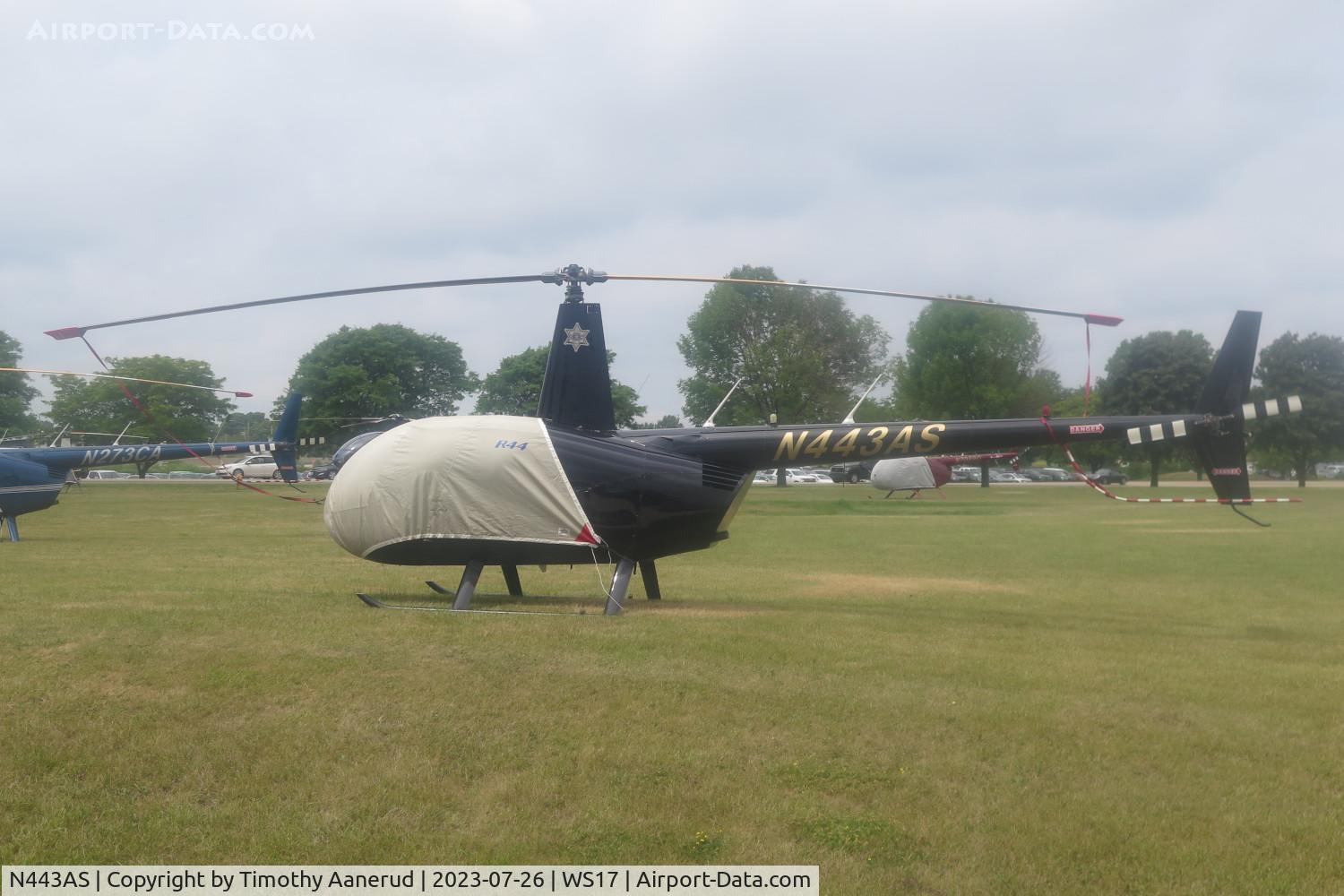 N443AS, 2007 Robinson R44 II C/N 11681, 2007 Robinson R44 II, c/n: 11681. AirVenture 2023