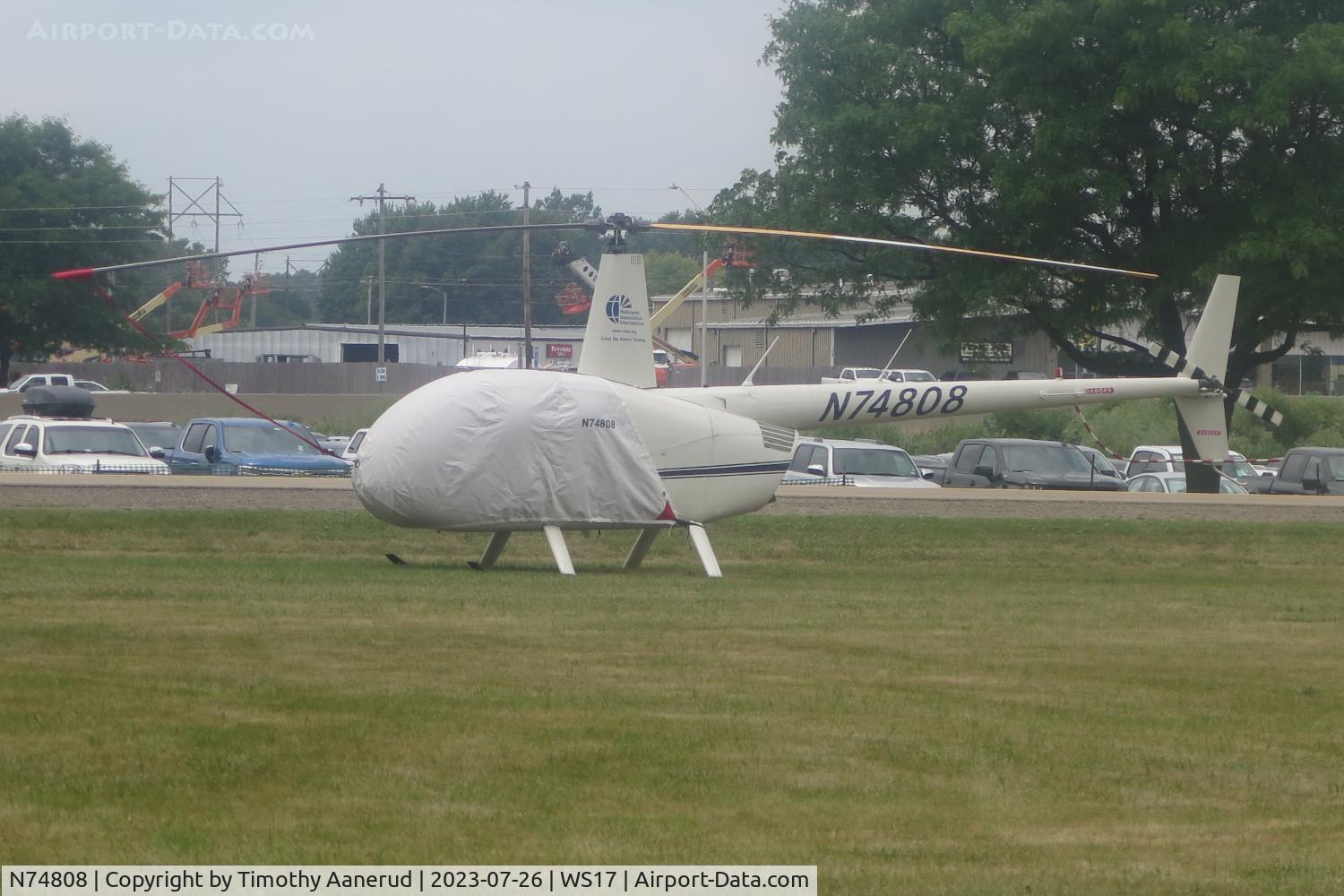 N74808, 2005 Robinson R44 II C/N 10974, 2005 Robinson R44 II, c/n: 10974. AirVenture 2023