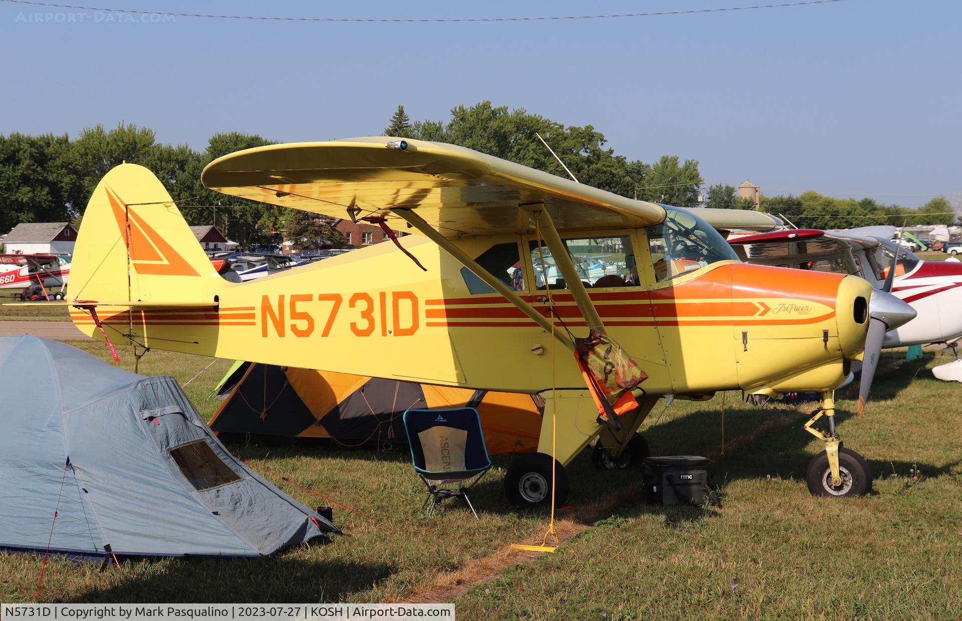 N5731D, 1956 Piper PA-22-150 C/N 22-4431, Piper PA-22-150