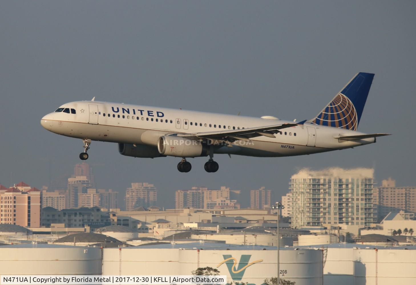 N471UA, 2001 Airbus A320-232 C/N 1432, UAL A320 zx ORD-FLL