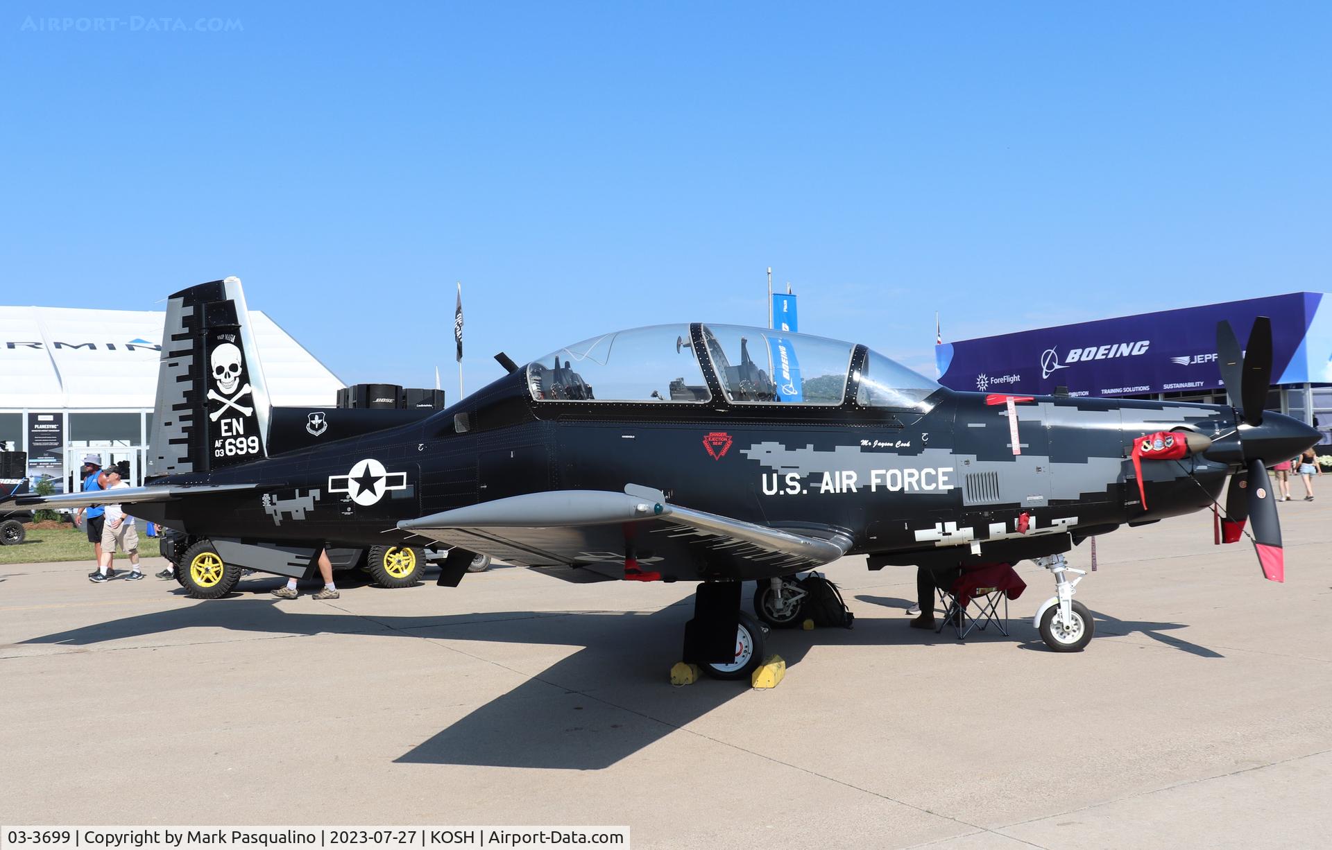 03-3699, 2003 Raytheon T-6A Texan II C/N PT-245, Raytheon T-6A Texan II