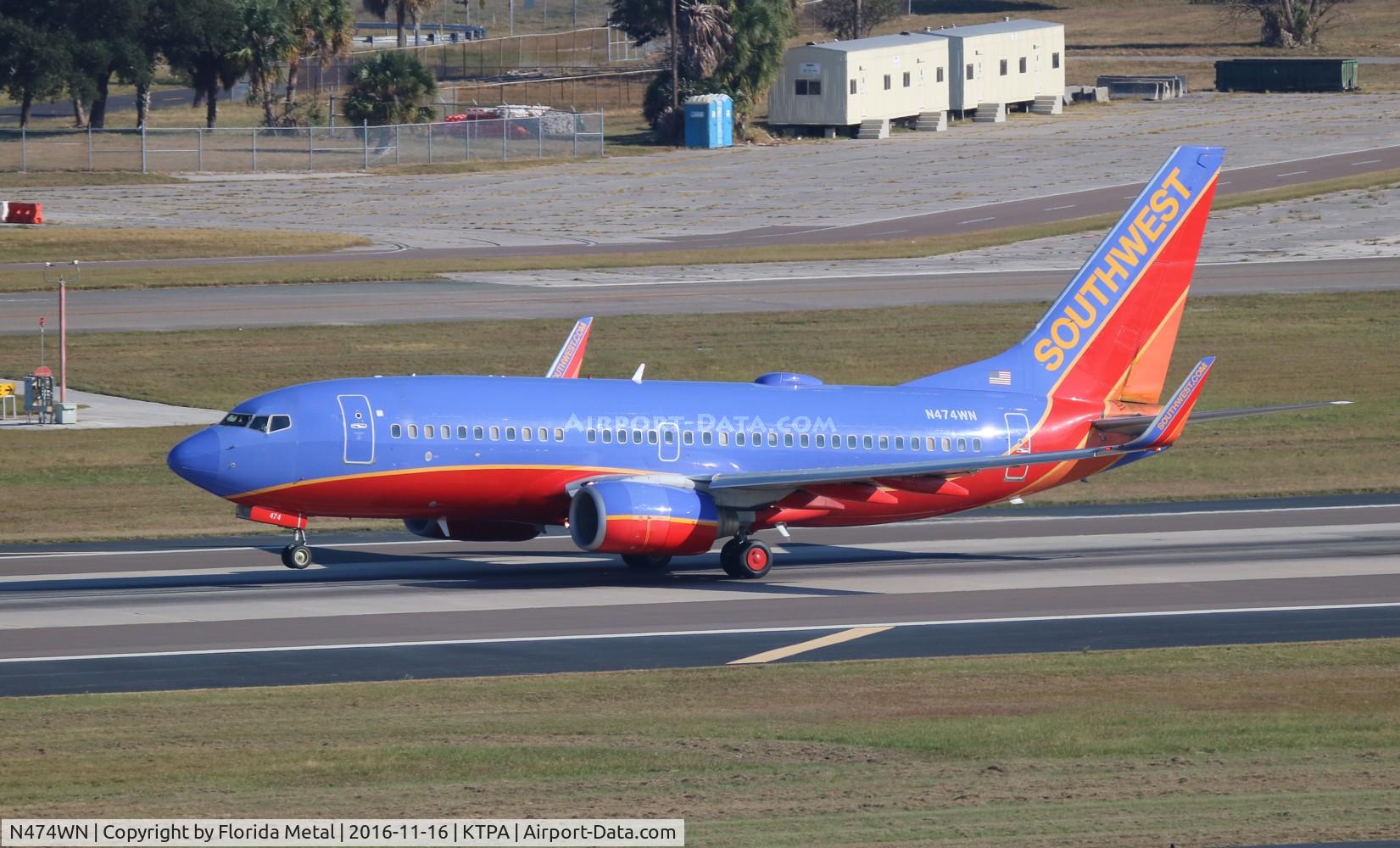 N474WN, 2004 Boeing 737-7H4 C/N 33861, SWA 737 oc zx HOU-TPA