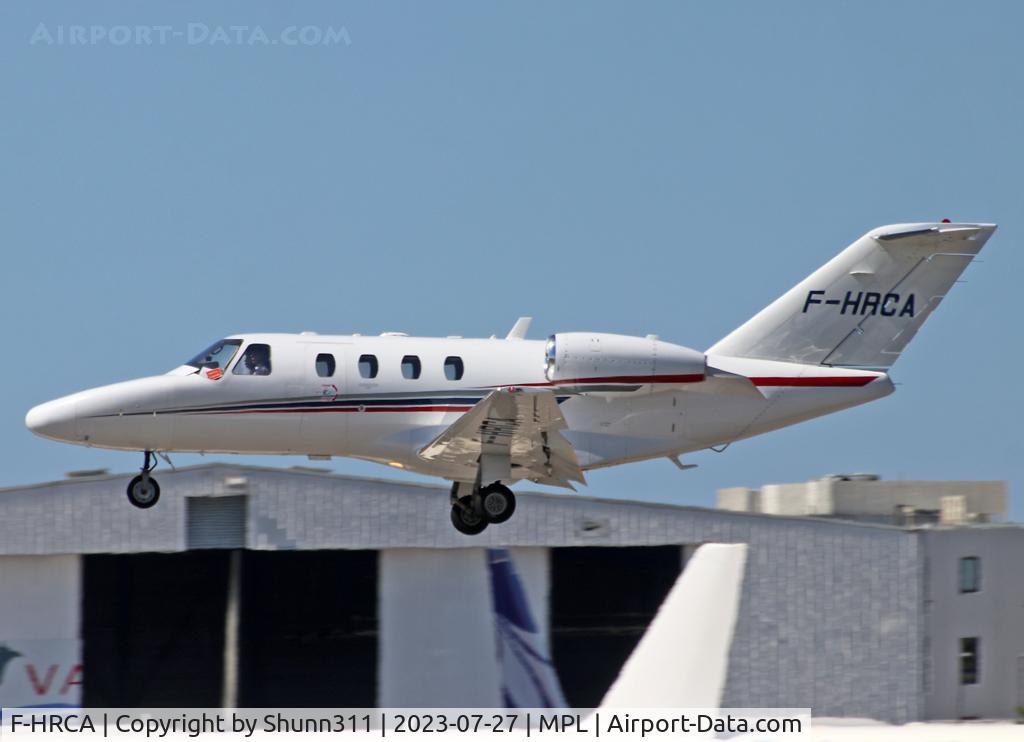 F-HRCA, 2007 Cessna 525 CitationJet CJ1+ C/N 525-0650, Landing rwy 12L