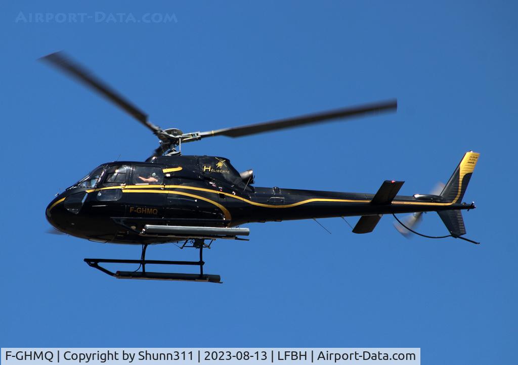 F-GHMQ, Eurocopter AS-350B-2 Ecureuil C/N 2525, Passing above the airport...