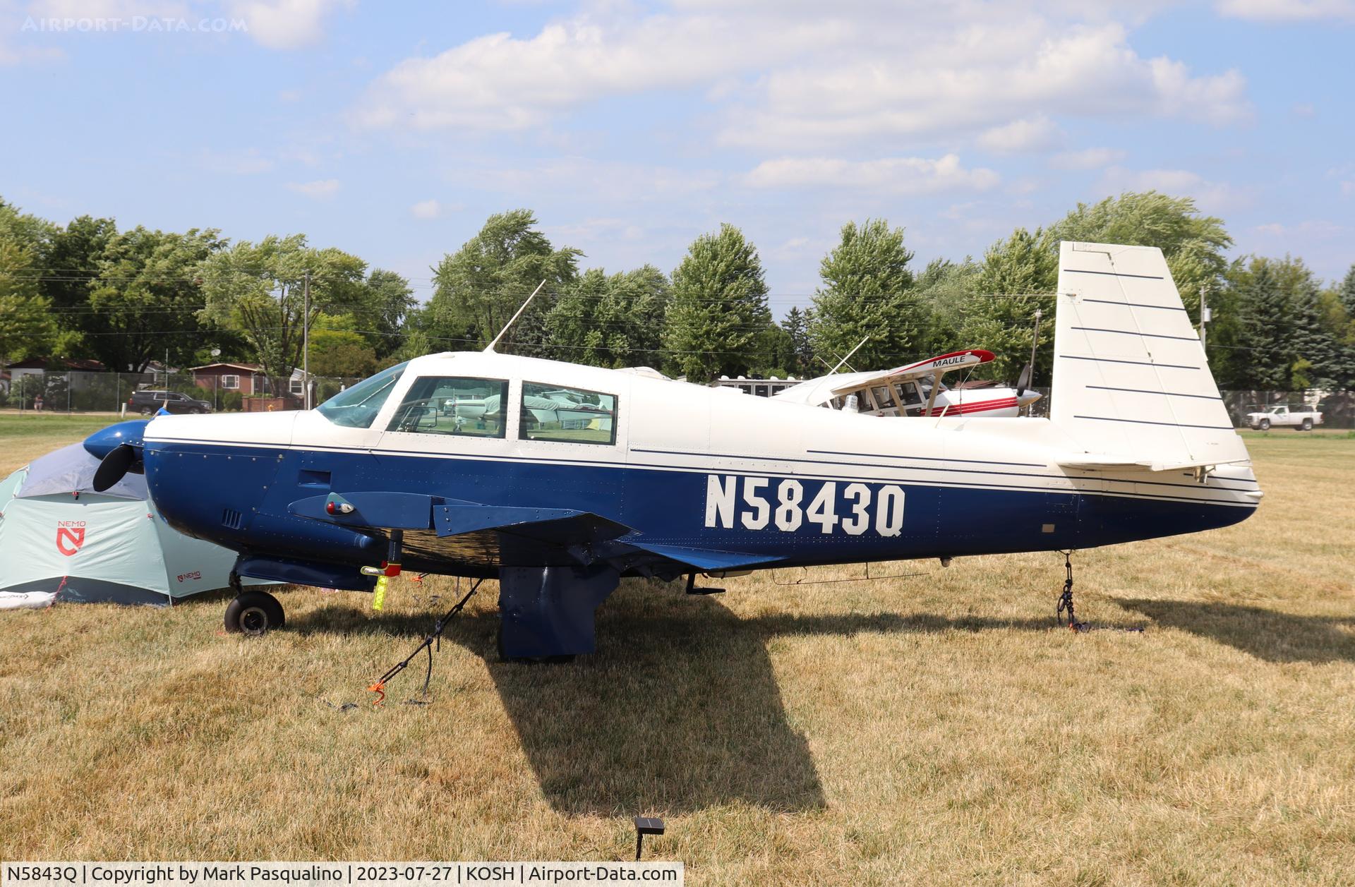 N5843Q, 1965 Mooney M20E C/N 787, Mooney M20E