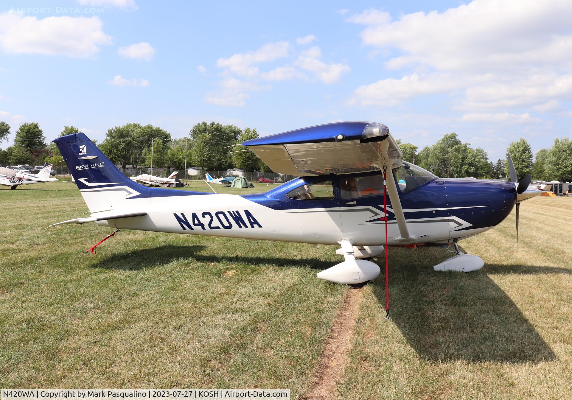N420WA, 2017 Cessna 182T Skylane C/N 18283027, Cessna 182T