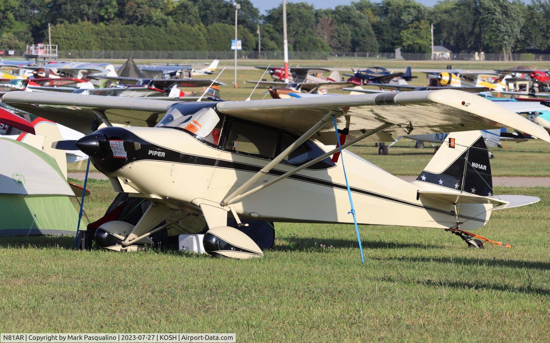 N81AR, 1954 Piper PA-22-135 Tri-Pacer C/N 22-2364, Piper PA-22-135
